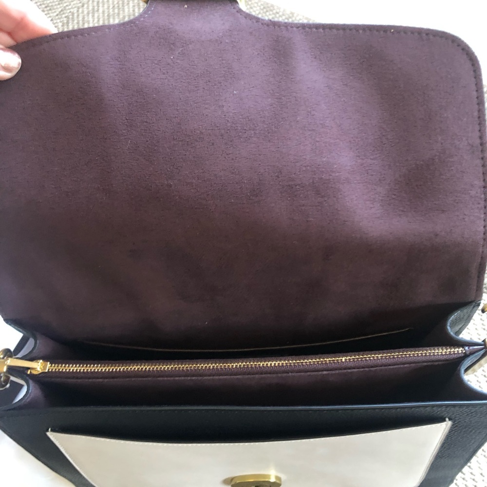 Rare! Coach Tabby Purse Black With Python - image 4